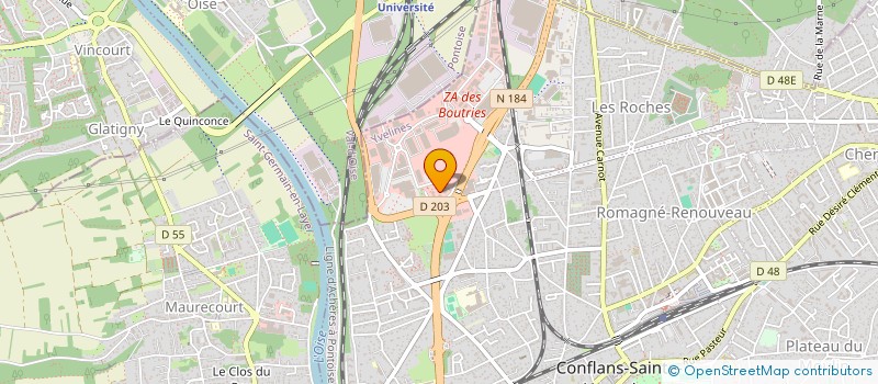 localisation de l'entreprise MONSIEUR JEAN JACQUES CHARLES EMILE  CONFLANS-SAINTE-HONORINE