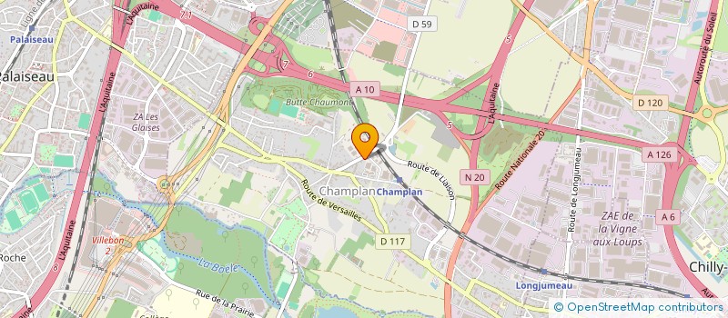 localisation de l'entreprise MONSIEUR JEAN-JACQUES CHARTIER  CHAMPLAN