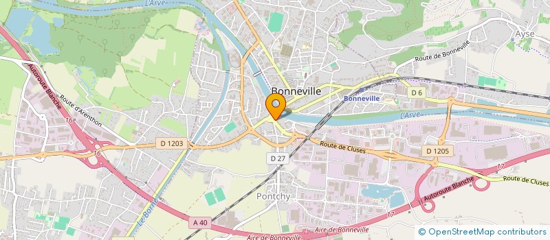 localisation de l'entreprise MONSIEUR JEAN-JACQUES CHATROUSSE  BONNEVILLE