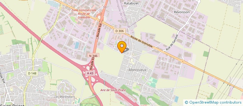 localisation de l'entreprise MONSIEUR JEAN-JACQUES CHAZAL  ST PRIEST