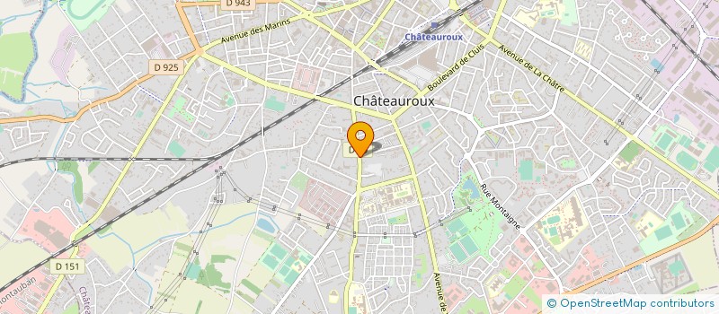 localisation de l'entreprise MONSIEUR JEAN JACQUES CHENEAU à CHATEAUROUX