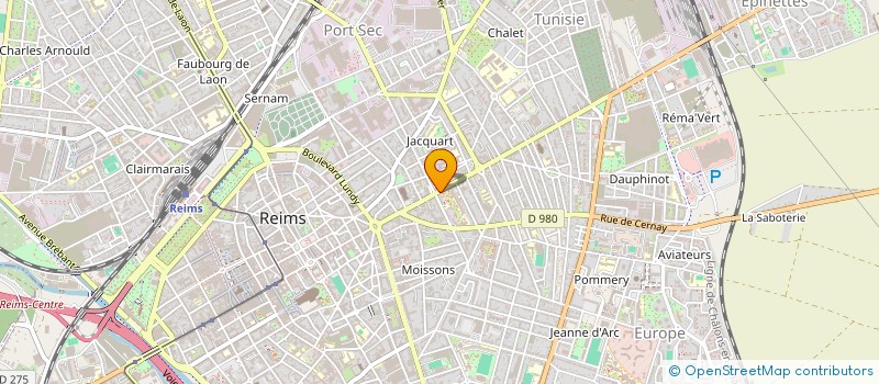localisation de l'entreprise MONSIEUR JEAN-JACQUES CHERON à REIMS