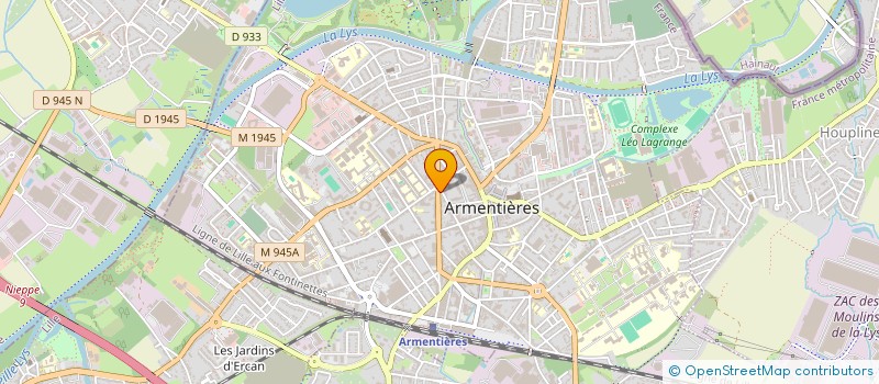 localisation de l'entreprise MONSIEUR JEAN-JACQUES CHERVATIN  ARMENTIERES