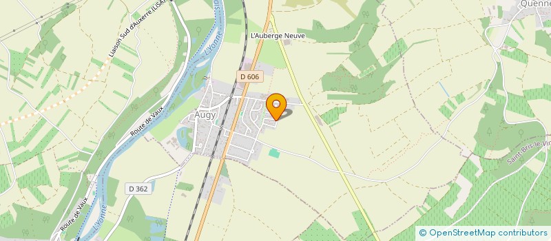 localisation de l'entreprise MONSIEUR JEAN-JACQUES CHEVALIER  AUGY