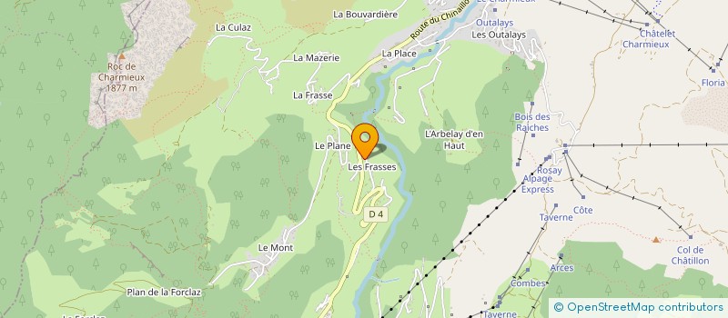 localisation de l'entreprise MONSIEUR JEAN-JACQUES COLLANGE  LE GRAND-BORNAND