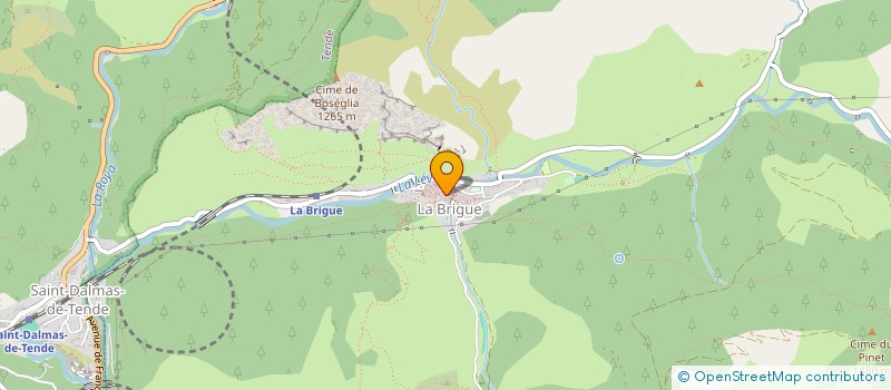 localisation de l'entreprise MONSIEUR JEAN JACQUES COMMIEN  LA BRIGUE