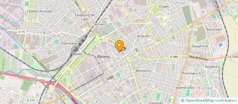 localisation de l'entreprise MONSIEUR JEAN-JACQUES COMPAS  REIMS