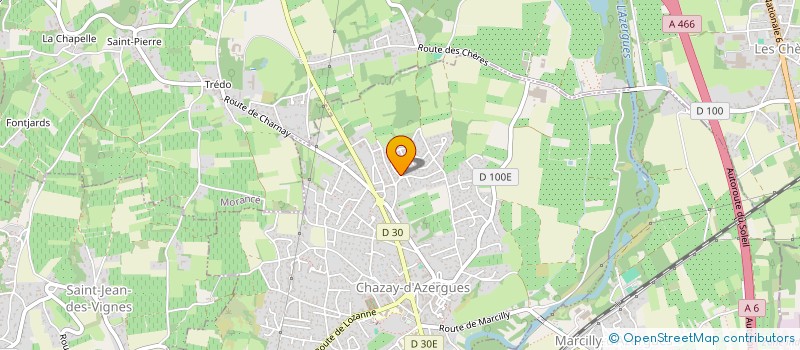 localisation de l'entreprise MONSIEUR JEAN-JACQUES CULTET  CHAZAY-D'AZERGUES