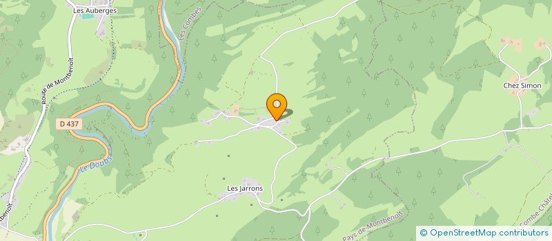 localisation de l'entreprise MONSIEUR JEAN-JACQUES CUPILLARD  VILLE-DU-PONT