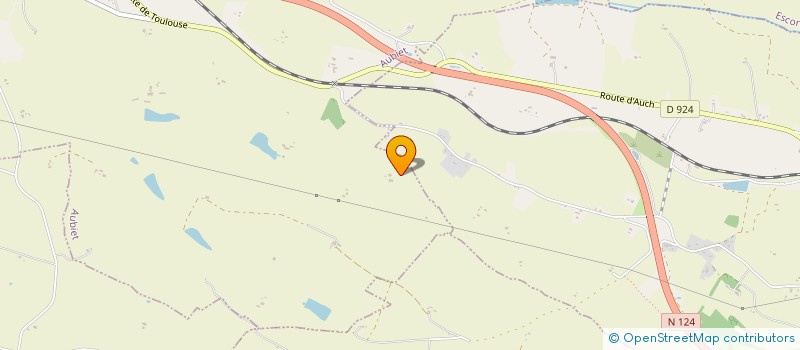 localisation de l'entreprise MONSIEUR JEAN-JACQUES DAGNAN  AUBIET