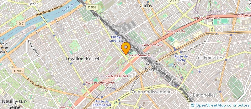 localisation de l'entreprise MONSIEUR JEAN-JACQUES DAGO SUAREZ à LEVALLOIS-PERRET