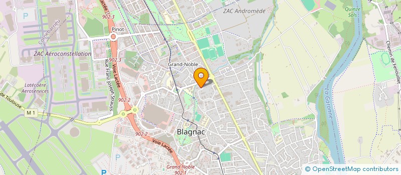 localisation de l'entreprise MONSIEUR JEAN-JACQUES DALAIS à BLAGNAC