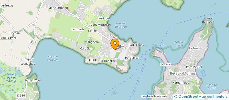 localisation de l'entreprise MONSIEUR JEAN JACQUES DANIEL  BADEN