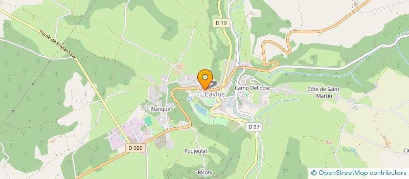 localisation de l'entreprise MONSIEUR JEAN-JACQUES DANIEL  CAYLUS