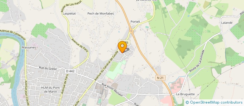 localisation de l'entreprise MONSIEUR JEAN-JACQUES DANIEL PIMOUGUET  VILLENEUVE-SUR-LOT