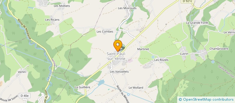 localisation de l'entreprise MONSIEUR JEAN-JACQUES DANTIN à MEYRIEUX-TROUET