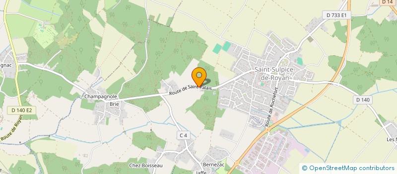 localisation de l'entreprise MONSIEUR JEAN-JACQUES DARME-ROCHE  SAINT-SULPICE-DE-ROYAN