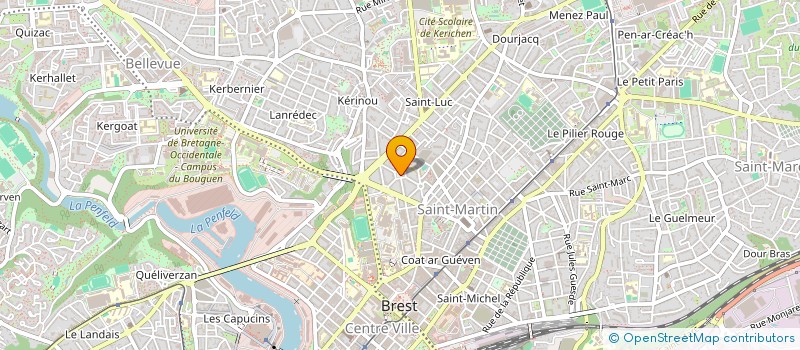 localisation de l'entreprise MONSIEUR JEAN JACQUES DE OLIVEIRA PINTO à BREST