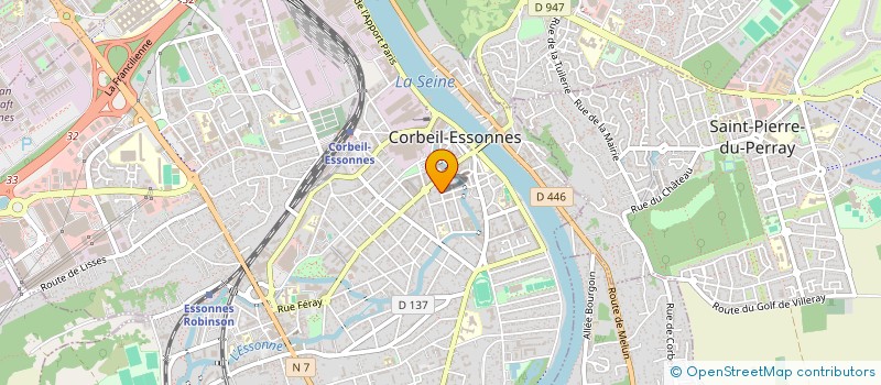 localisation de l'entreprise MONSIEUR JEAN-JACQUES DEBRAUX à CORBEIL-ESSONNES
