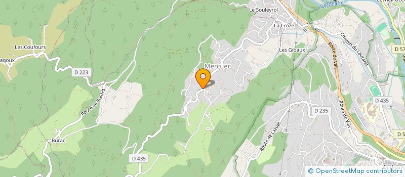 localisation de l'entreprise MONSIEUR JEAN-JACQUES DEBULOIS  MERCUER