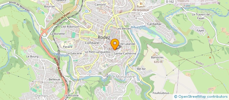 localisation de l'entreprise MONSIEUR JEAN JACQUES DELAMBRE  RODEZ