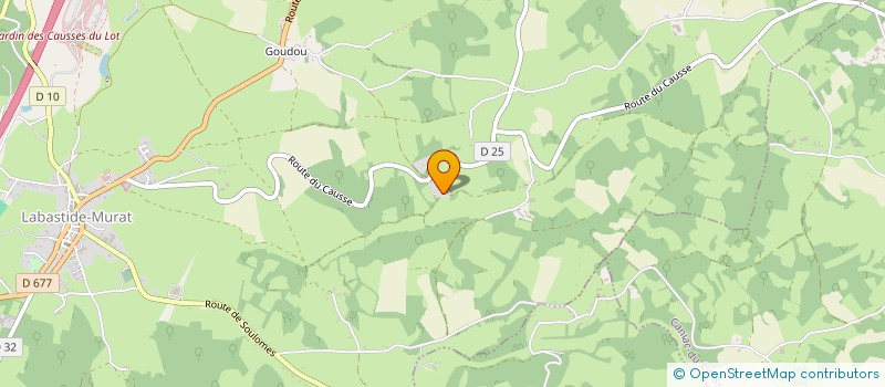 localisation de l'entreprise MONSIEUR JEAN JACQUES DELBREIL  COEUR DE CAUSSE