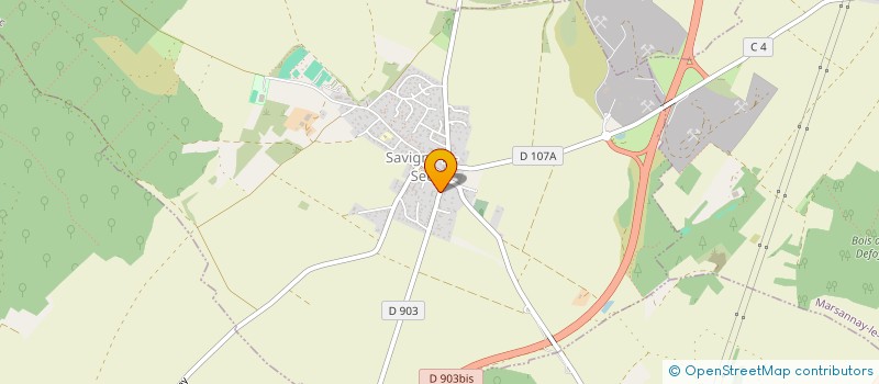 localisation de l'entreprise MONSIEUR JEAN-JACQUES DELORME à SAVIGNY-LE-SEC