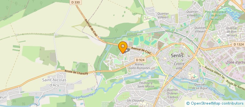 localisation de l'entreprise MONSIEUR JEAN JACQUES DESCANNEVELLE  SENLIS