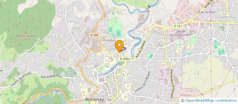 localisation de l'entreprise MONSIEUR JEAN  JACQUES DEVISE  ANNONAY