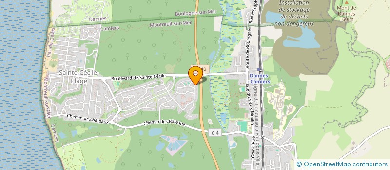 localisation de l'entreprise MONSIEUR JEAN-JACQUES DHAUSSY  CAMIERS