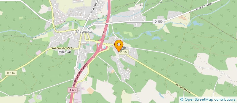 localisation de l'entreprise MONSIEUR JEAN-JACQUES DOUSSY  MAGESCQ