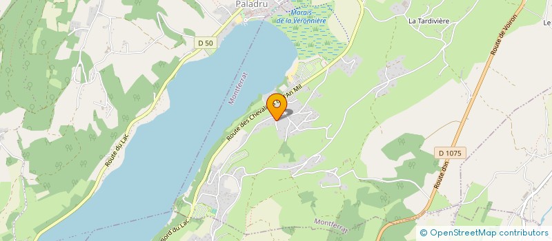 localisation de l'entreprise MONSIEUR JEAN JACQUES DREVON  SAINT-GEOIRE-EN-VALDAINE