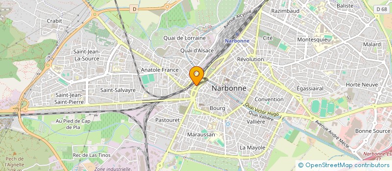 localisation de l'entreprise MONSIEUR JEAN-JACQUES DUFOUR-LORIOLLE à NARBONNE
