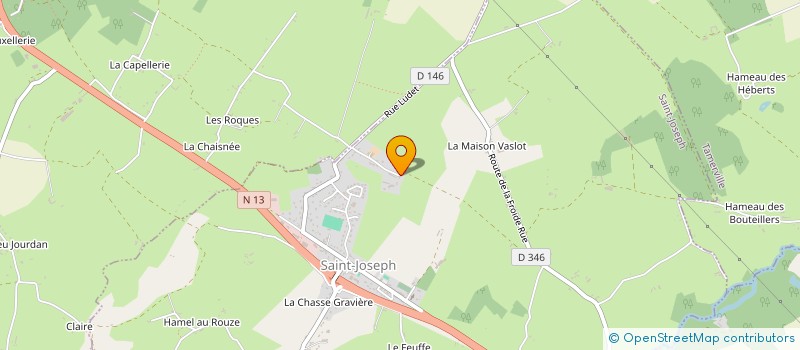 localisation de l'entreprise MONSIEUR JEAN-JACQUES DUPONT  SAINT-JOSEPH