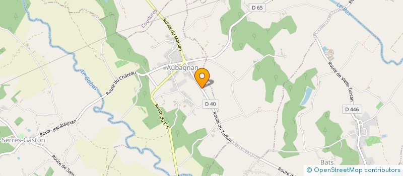 localisation de l'entreprise MONSIEUR JEAN-JACQUES DUPOUY  AUBAGNAN