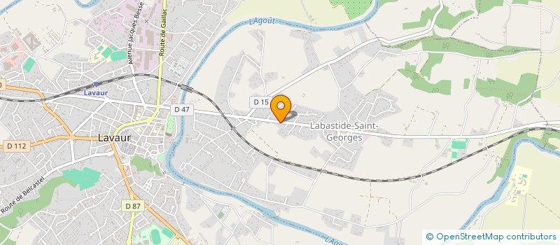 localisation de l'entreprise MONSIEUR JEAN-JACQUES DURAND  LABASTIDE-SAINT-GEORGES