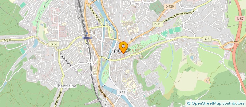 localisation de l'entreprise MONSIEUR JEAN-JACQUES ERHART à EPINAL