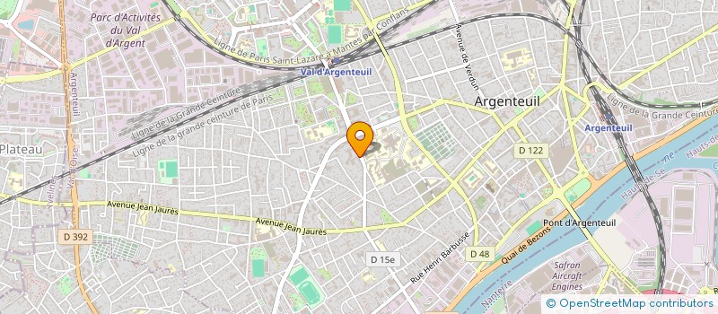 localisation de l'entreprise MONSIEUR JEAN-JACQUES ESRATTY  ARGENTEUIL