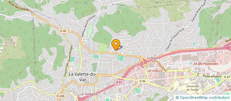 localisation de l'entreprise MONSIEUR JEAN-JACQUES FABRE  LA VALETTE-DU-VAR