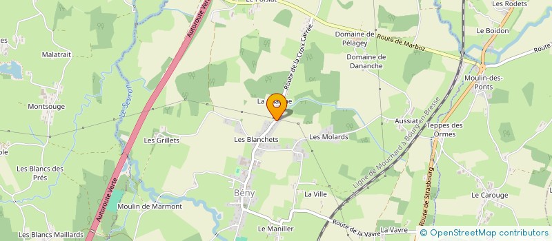 localisation de l'entreprise MONSIEUR JEAN-JACQUES FAVRE à BENY