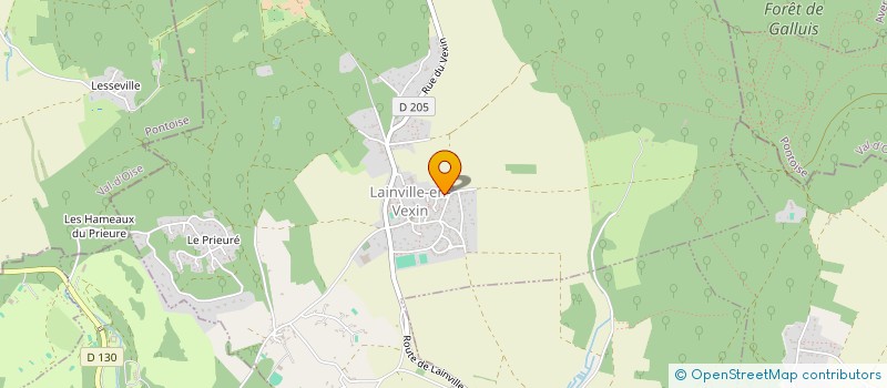 localisation de l'entreprise MONSIEUR JEAN JACQUES FENEZ  LAINVILLE-EN-VEXIN