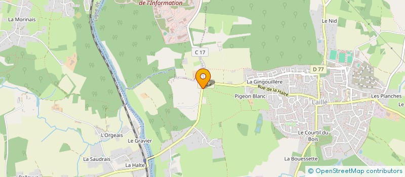localisation de l'entreprise MONSIEUR JEAN-JACQUES FLACH à LAILLE