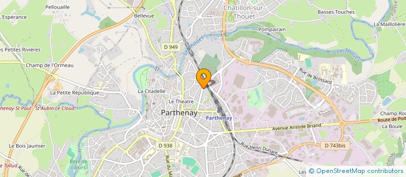 localisation de l'entreprise MONSIEUR JEAN-JACQUES FOUQUET  PARTHENAY