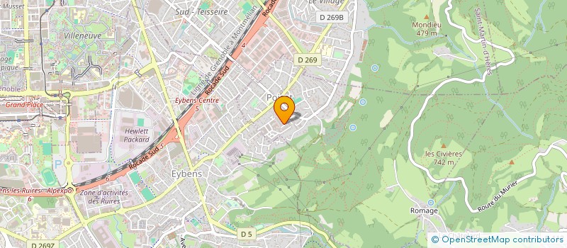 localisation de l'entreprise MONSIEUR JEAN-JACQUES FOURCADE  POISAT