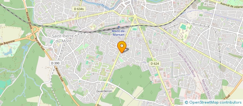 localisation de l'entreprise MONSIEUR JEAN-JACQUES GARBAGE  SAINT-PIERRE-DU-MONT