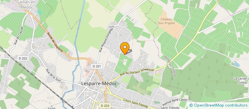 localisation de l'entreprise MONSIEUR JEAN-JACQUES GARBAY  LESPARRE-MEDOC