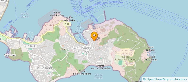 localisation de l'entreprise MONSIEUR JEAN-JACQUES GARSAULT  SAINT-MANDRIER-SUR-MER