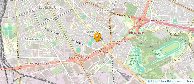 localisation de l'entreprise MONSIEUR JEAN-JACQUES GAULIN  LYON