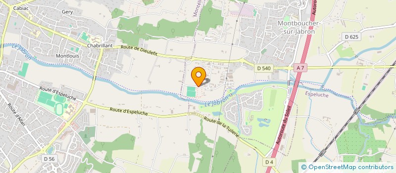 localisation de l'entreprise MONSIEUR JEAN-JACQUES GENEVRE à MONTBOUCHER-SUR-JABRON