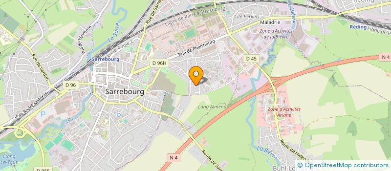 localisation de l'entreprise MONSIEUR JEAN-JACQUES GERSCHHEIMER  SARREBOURG